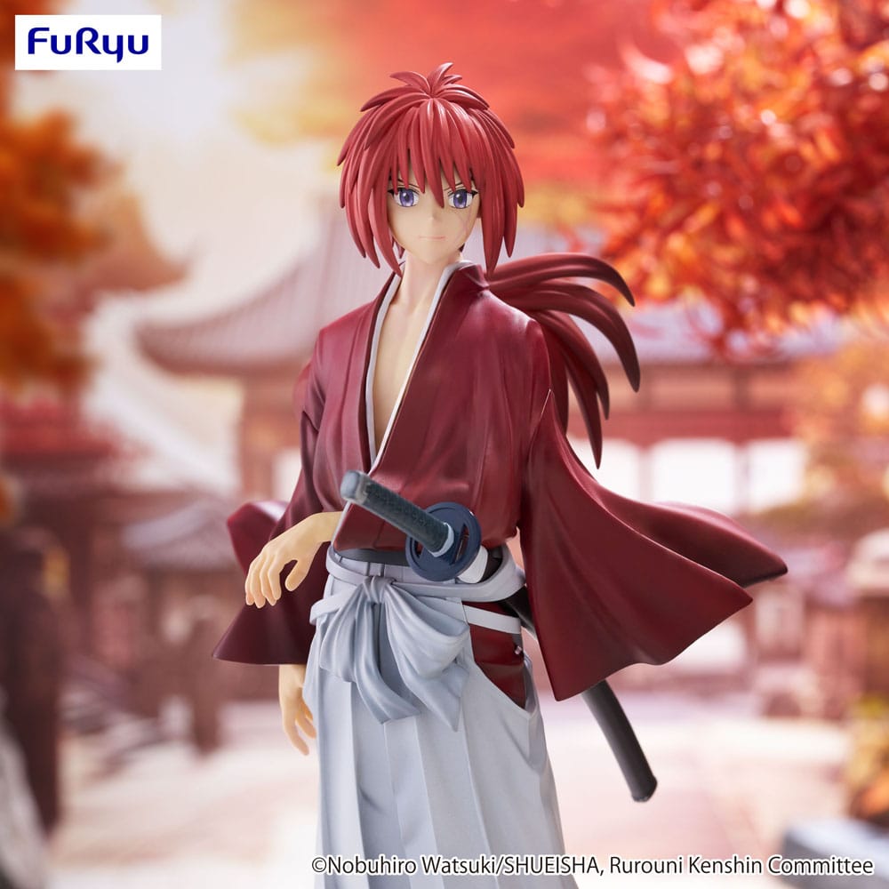 Rurouni Kenshin: Meiji Kenkaku Romantan Trio - Try - iT PVC Statue Kenshin Himura 19 cm - The Happy Toy Store
