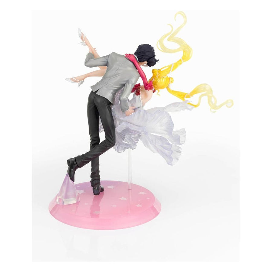 Sailor Moon FiguartsZERO Chouette PVC Statue Usagi & Tuxedo Mask Moonlight Glow Edition 24 cm - The Happy Toy Store