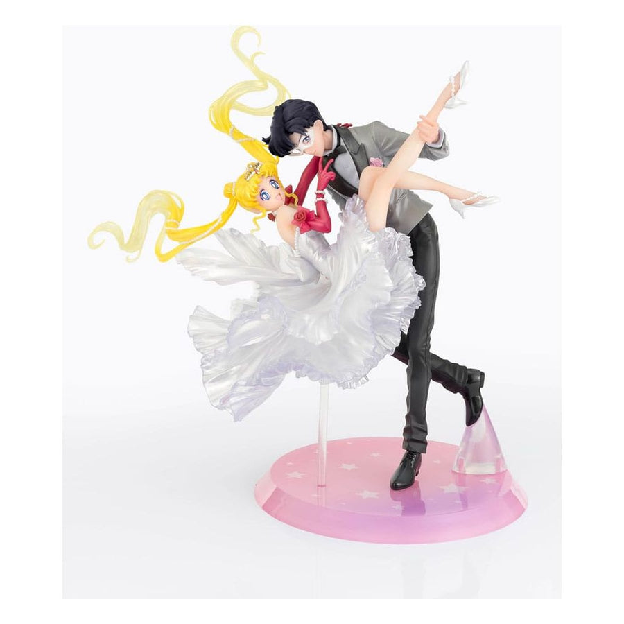 Sailor Moon FiguartsZERO Chouette PVC Statue Usagi & Tuxedo Mask Moonlight Glow Edition 24 cm - The Happy Toy Store
