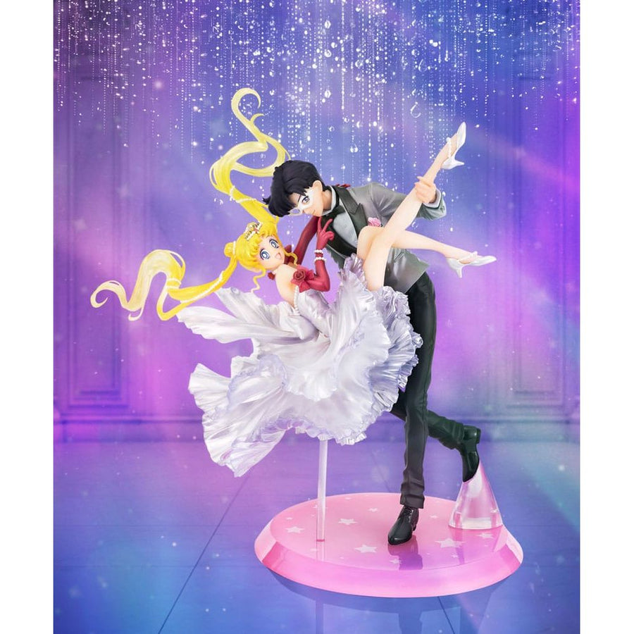 Sailor Moon FiguartsZERO Chouette PVC Statue Usagi & Tuxedo Mask Moonlight Glow Edition 24 cm - The Happy Toy Store