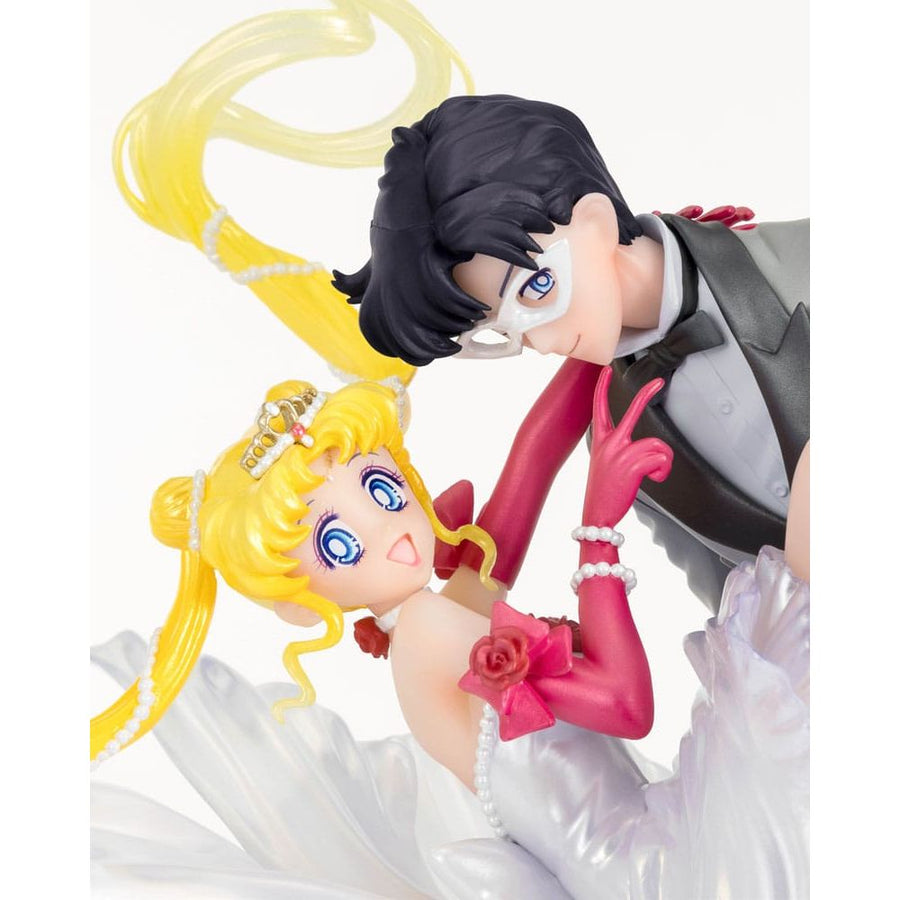 Sailor Moon FiguartsZERO Chouette PVC Statue Usagi & Tuxedo Mask Moonlight Glow Edition 24 cm - The Happy Toy Store