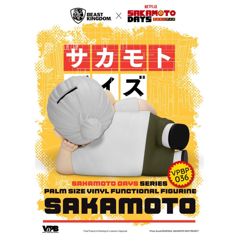 Sakamoto Days Piggy Vinyl Bank Taro Sakamoto 14 cm - The Happy Toy Store