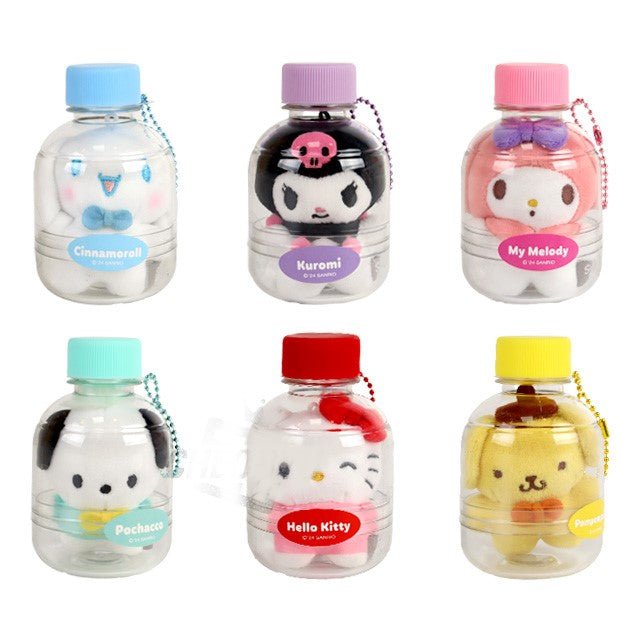 Sanrio Bottle Plush Keychain Series Bag Charm - The Happy Toy Store