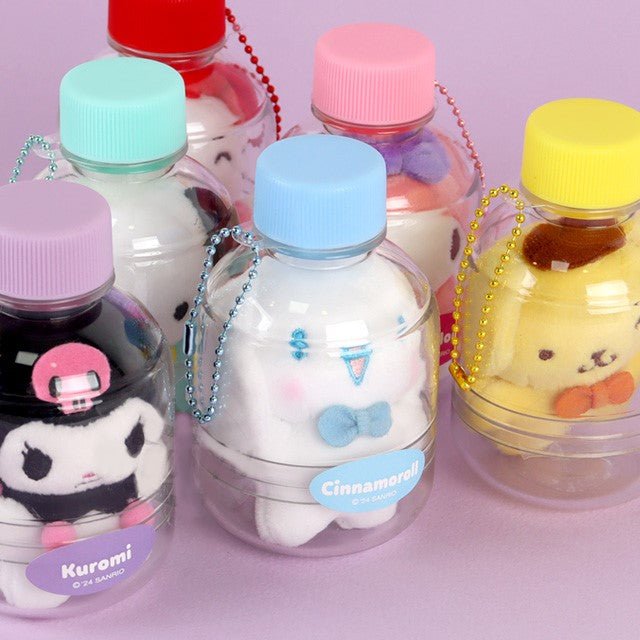 Sanrio Bottle Plush Keychain Series Bag Charm - The Happy Toy Store