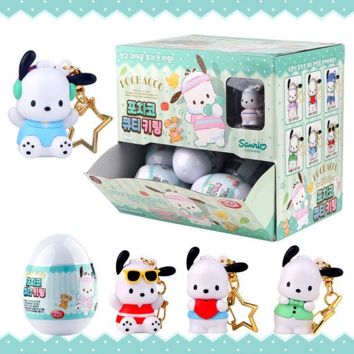Sanrio Cute Pochacco Figure Key Ring Blind Capsule - The Happy Toy Store