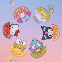 Sanrio Fruits Series Mini Fan Keyring Blind Bag - The Happy Toy Store
