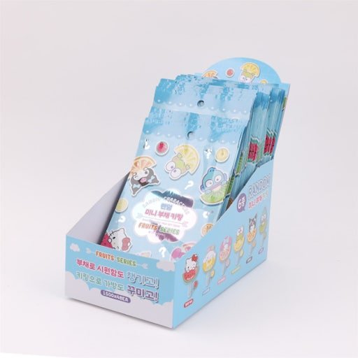 Sanrio Fruits Series Mini Fan Keyring Blind Bag - The Happy Toy Store