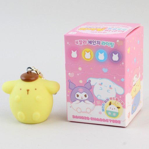 Sanrio Mood Lighting Charaters Figure Key Ring Zipper Charm Blind Box - The Happy Toy Store