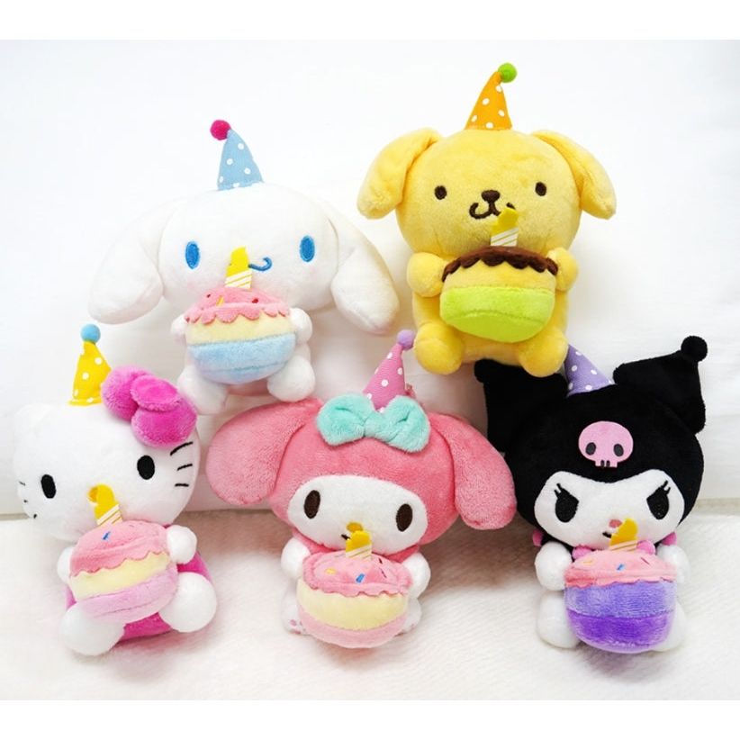 Sanrio Party Celebrate Plush Keychain 13cm - The Happy Toy Store