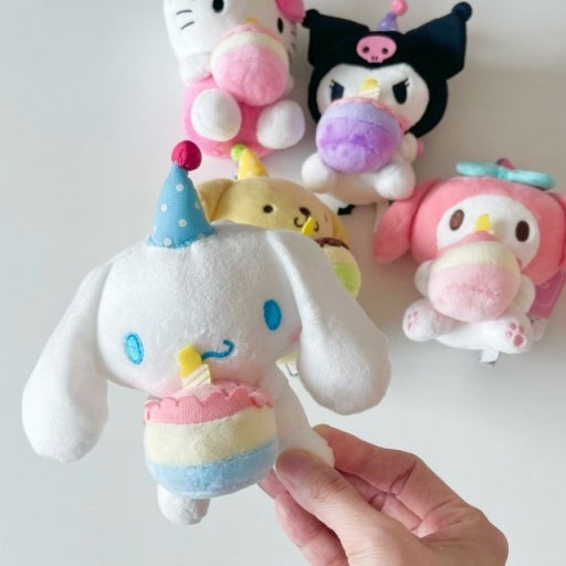 Sanrio Party Celebrate Plush Keychain 13cm - The Happy Toy Store