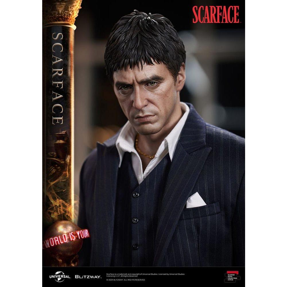 Scarface Superb Scale Statue 1/4 Tony Montana 53 cm - The Happy Toy Store