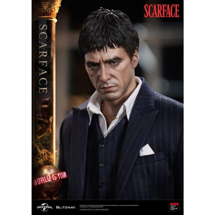 Scarface Superb Scale Statue 1/4 Tony Montana 53 cm - The Happy Toy Store