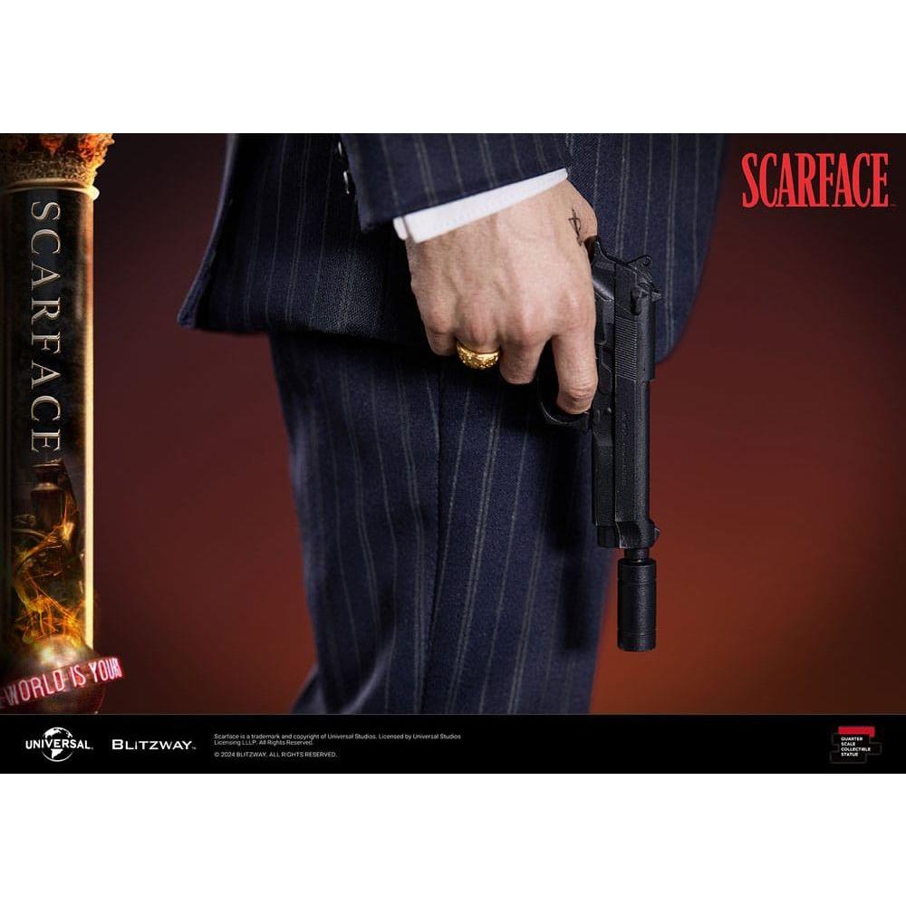 Scarface Superb Scale Statue 1/4 Tony Montana 53 cm - The Happy Toy Store