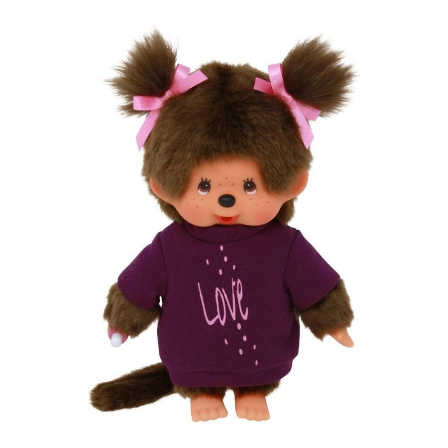 Sekiguchi Monchhichi Girl Tee "LOVE" Dress Plush Doll - The Happy Toy Store