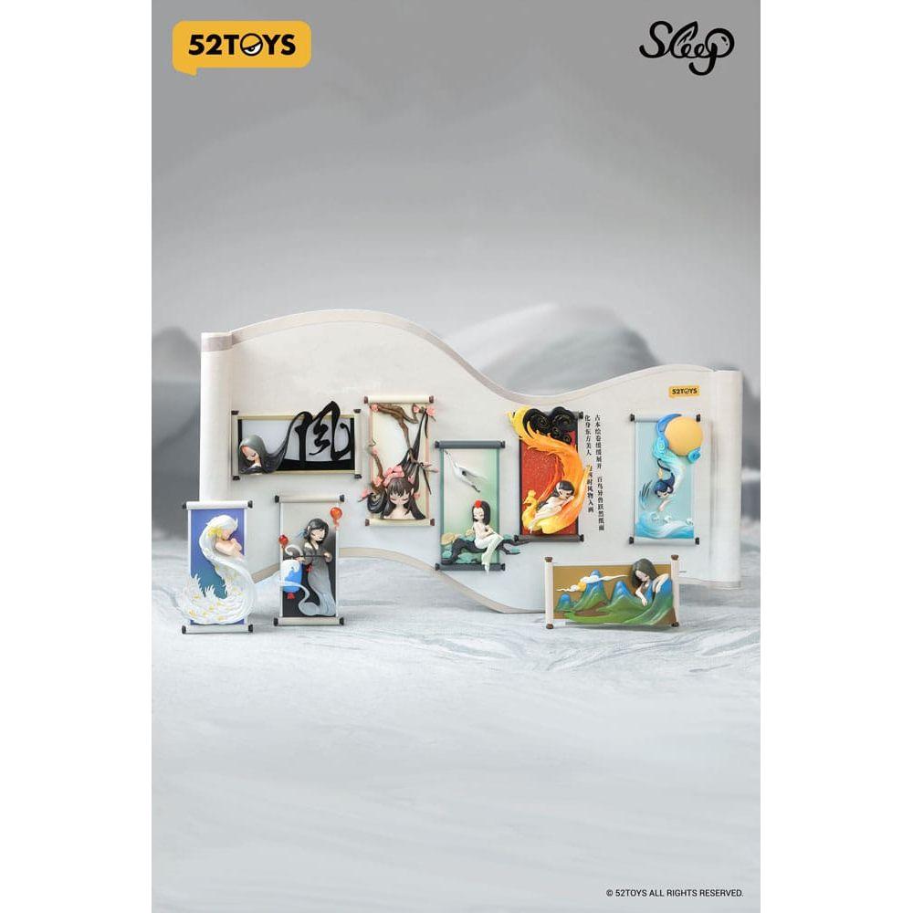Sleep Blind Box Figures Assortment Chinese Scrolls Full Box Set 8 Pack - The Happy Toy Store