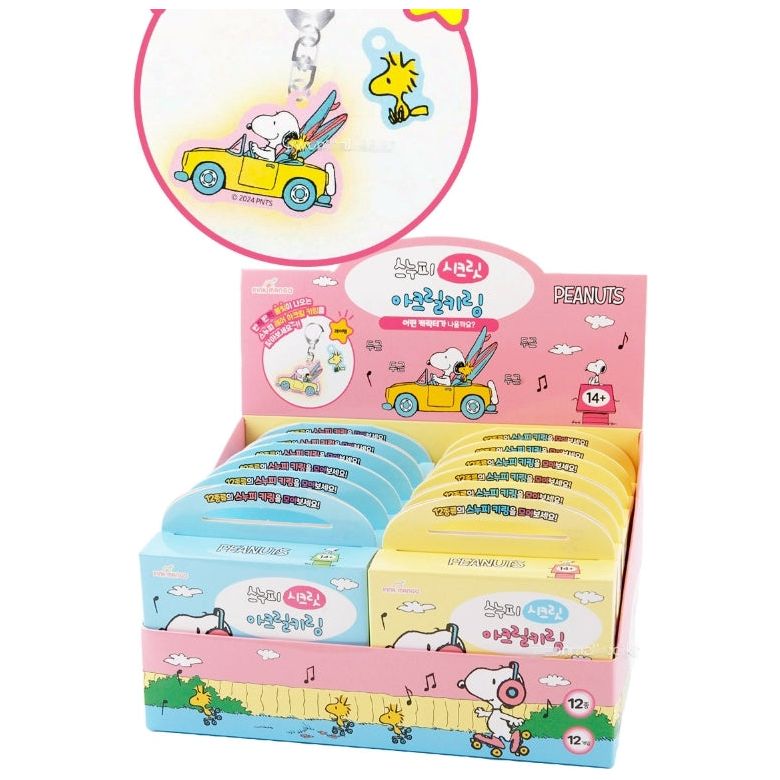 Snoopy Secret Double Acrylic Keyring Blind Box - The Happy Toy Store