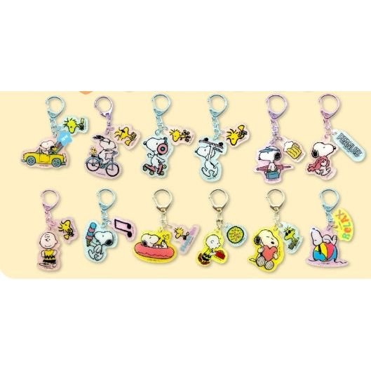 Snoopy Secret Double Acrylic Keyring Blind Box - The Happy Toy Store