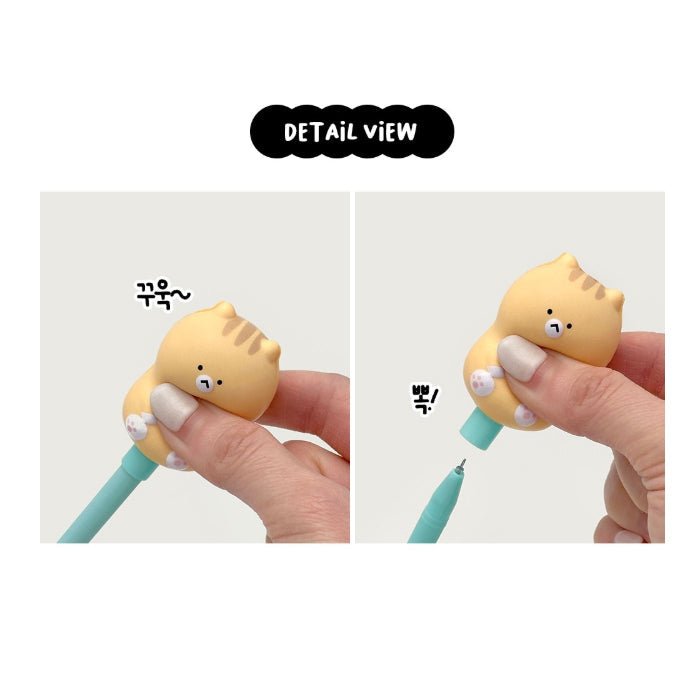 Soonddeok Squeeze Gel Pen – 4 Character Series - The Happy Toy Store