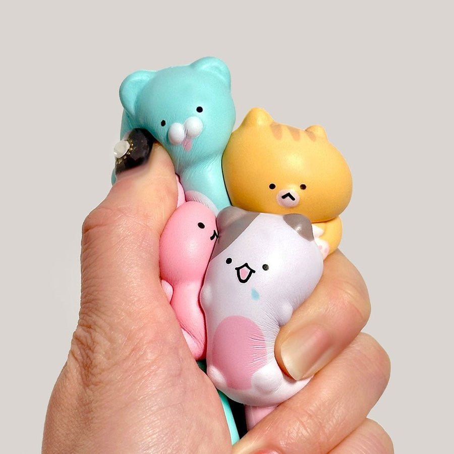 Soonddeok Squeeze Gel Pen – 4 Character Series - The Happy Toy Store