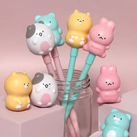 Soonddeok Squeeze Gel Pen – 4 Character Series - The Happy Toy Store