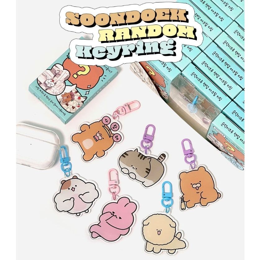 Soondoek Crew Acrylic Keyring Blind Box - The Happy Toy Store