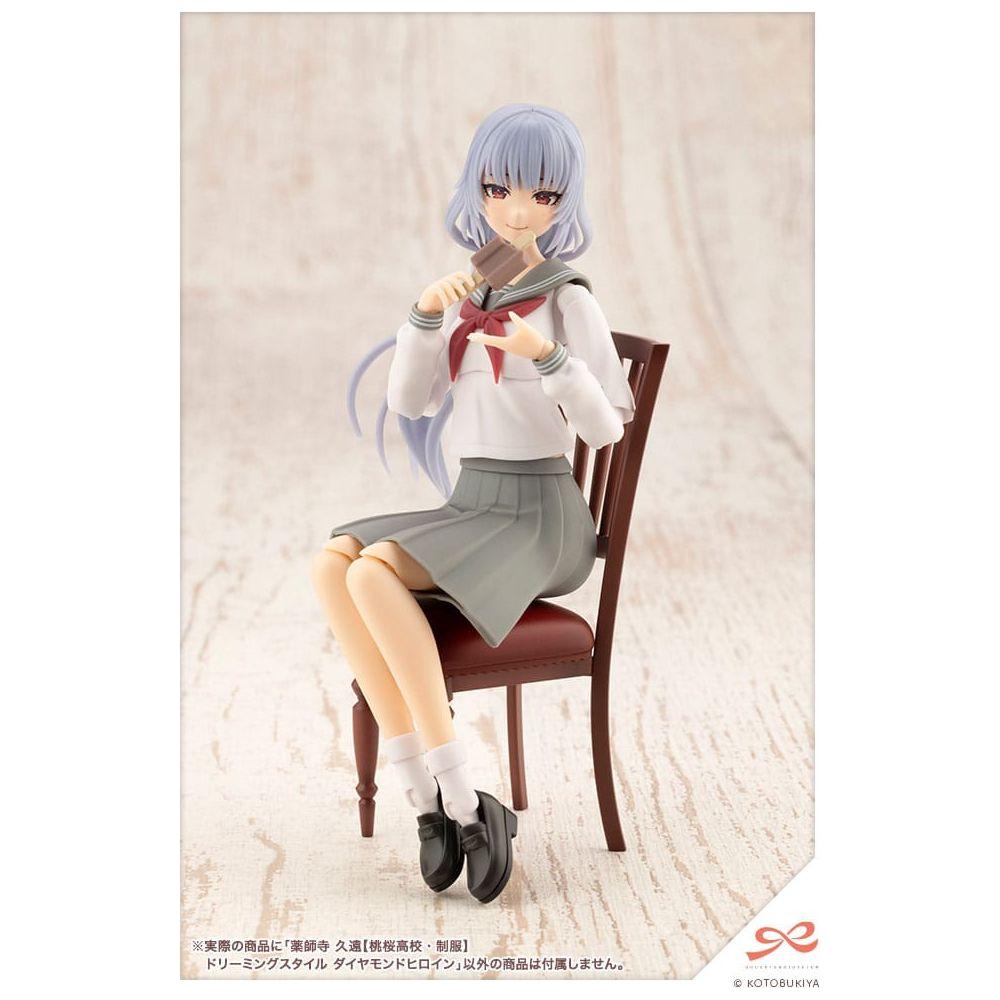Sousai Shojo Teien Plastic Model Kit 1/10 Kuon Yakushiji Toudou High School Uniform Dreaming Style Diamond Heroine 16 cm - The Happy Toy Store