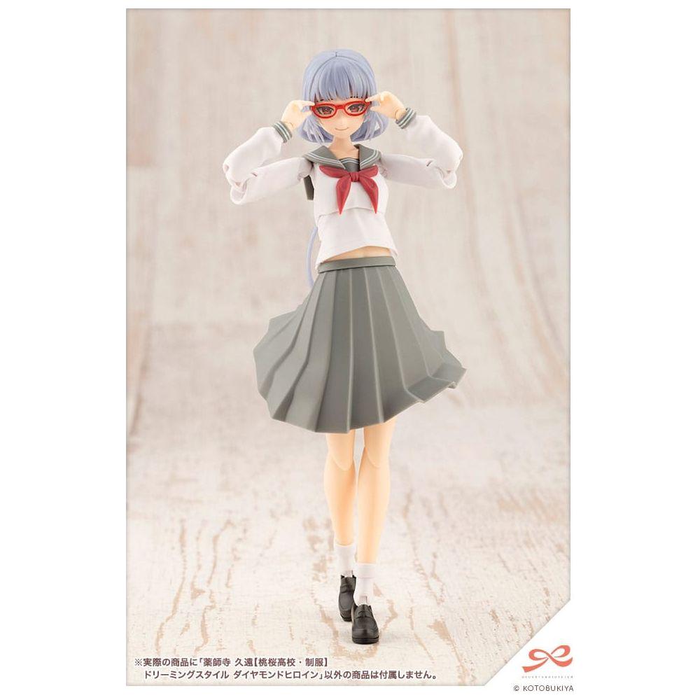 Sousai Shojo Teien Plastic Model Kit 1/10 Kuon Yakushiji Toudou High School Uniform Dreaming Style Diamond Heroine 16 cm - The Happy Toy Store