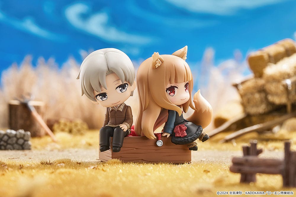 Spice and Wolf: Merchant Meets the Wise Wolf Mini Memory Mini Figure Lawrence & Holo 8 cm - The Happy Toy Store