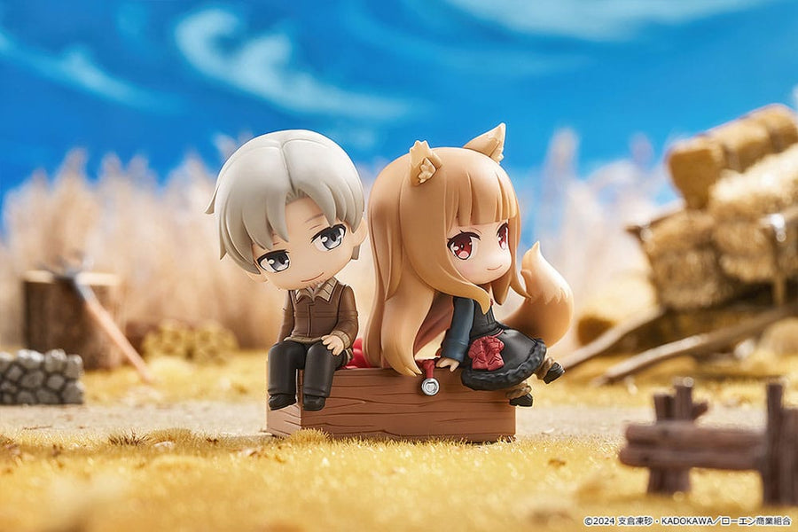 Spice and Wolf: Merchant Meets the Wise Wolf Mini Memory Mini Figure Lawrence & Holo 8 cm - The Happy Toy Store