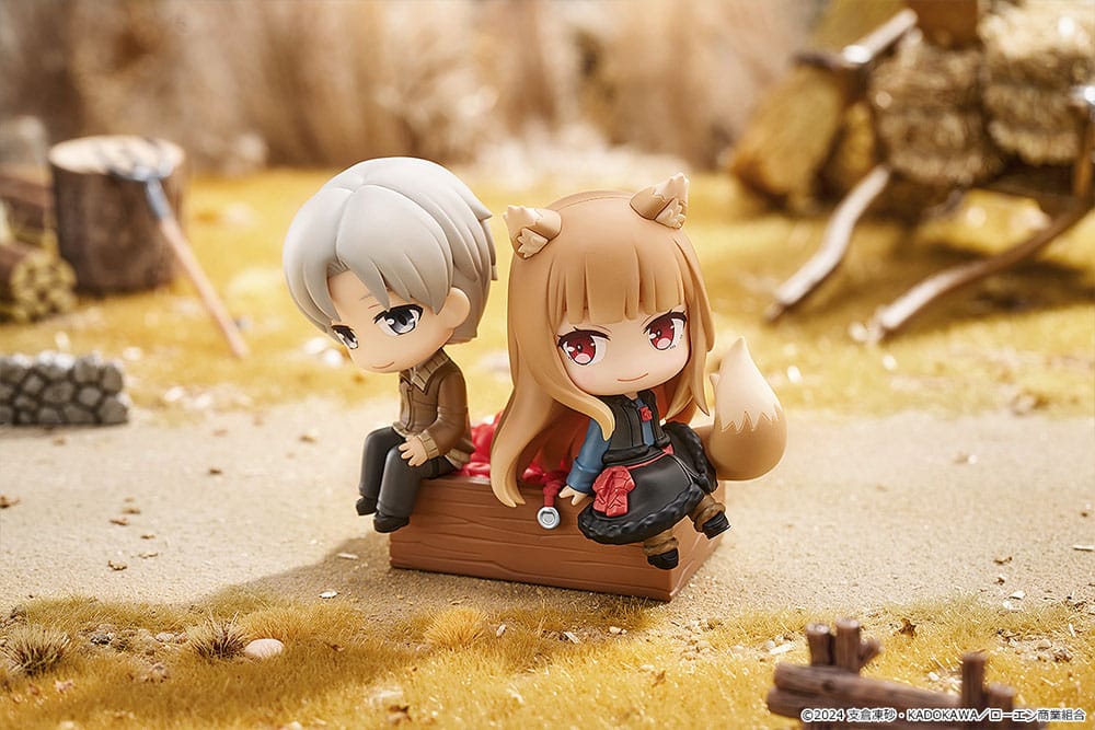 Spice and Wolf: Merchant Meets the Wise Wolf Mini Memory Mini Figure Lawrence & Holo 8 cm - The Happy Toy Store