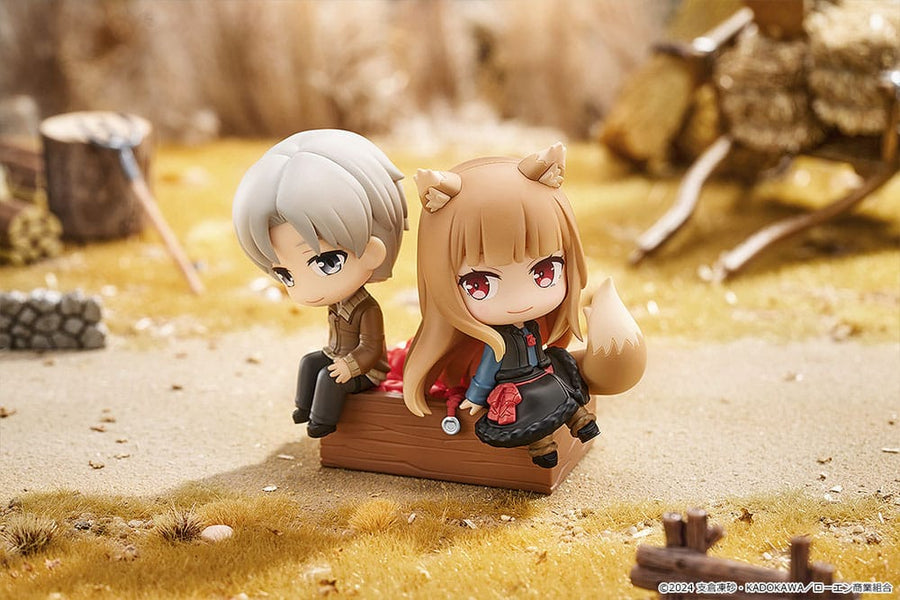 Spice and Wolf: Merchant Meets the Wise Wolf Mini Memory Mini Figure Lawrence & Holo 8 cm - The Happy Toy Store