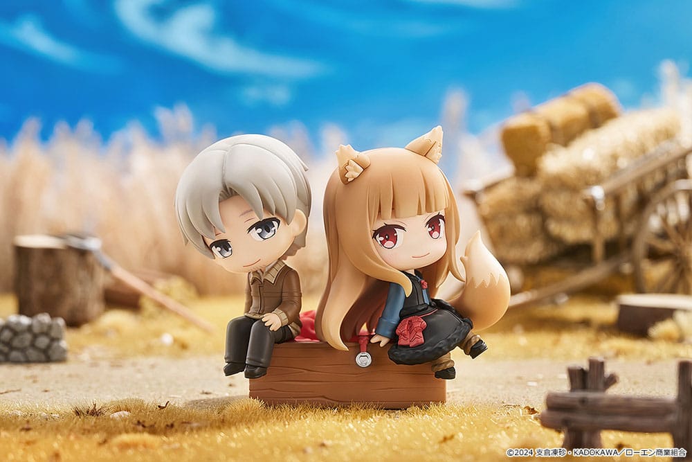 Spice and Wolf: Merchant Meets the Wise Wolf Mini Memory Mini Figure Lawrence & Holo 8 cm - The Happy Toy Store
