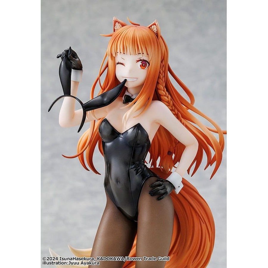 Spice and Wolf: Merchant Meets the Wise Wolf PVC Statue 1/7 Holo Light Novel bunny Ver. illustration by Jyuu Ayakura 23 cm - The Happy Toy Store