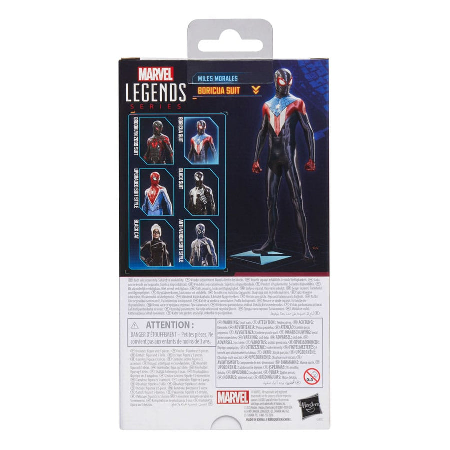 Spider - Man 2 Marvel Legends Gamerverse Action Figure Miles Morales (Boricua Suit) 15 cm - The Happy Toy Store