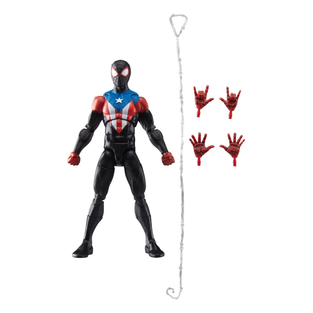 Spider - Man 2 Marvel Legends Gamerverse Action Figure Miles Morales (Boricua Suit) 15 cm - The Happy Toy Store