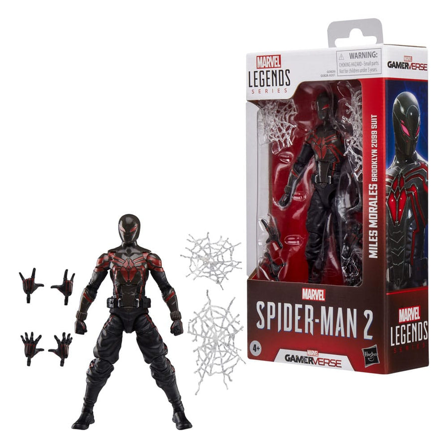Spider - Man 2 Marvel Legends Gamerverse Action Figure Miles Morales (Brooklyn 2099 Suit) 15 cm - The Happy Toy Store