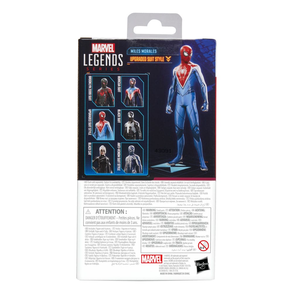 Spider - Man 2 Marvel Legends Gamerverse Action Figure Miles Morales (Upgraded Suit Style) 15 cm - The Happy Toy Store