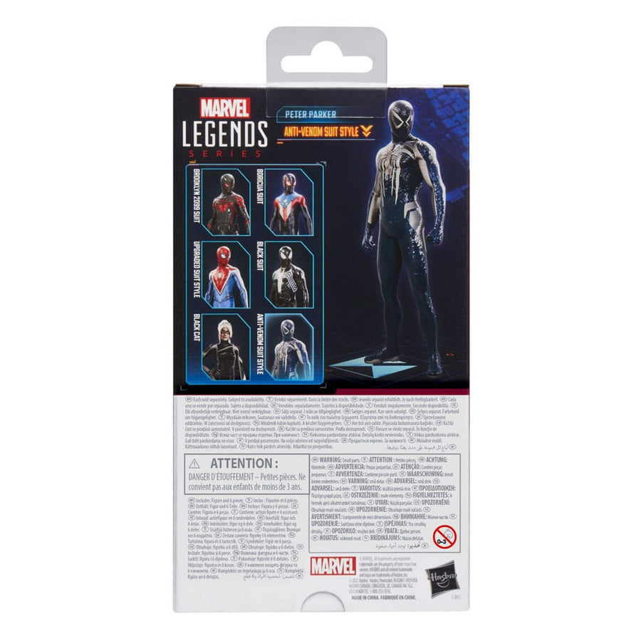 Spider - Man 2 Marvel Legends Gamerverse Action Figure Peter Parker (Anti - Venom Suit Style) 15 cm - The Happy Toy Store