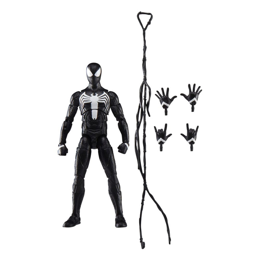 Spider - Man 2 Marvel Legends Gamerverse Action Figure Peter Parker (Black Suit) 15 cm - The Happy Toy Store