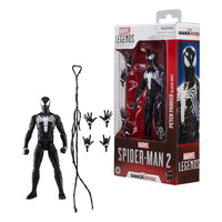 Spider - Man 2 Marvel Legends Gamerverse Action Figure Peter Parker (Black Suit) 15 cm - The Happy Toy Store