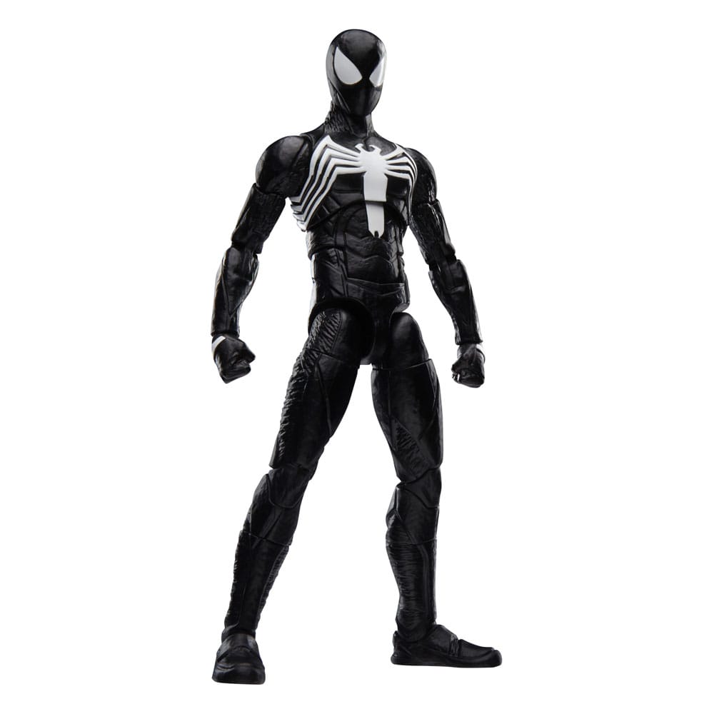 Spider - Man 2 Marvel Legends Gamerverse Action Figure Peter Parker (Black Suit) 15 cm - The Happy Toy Store