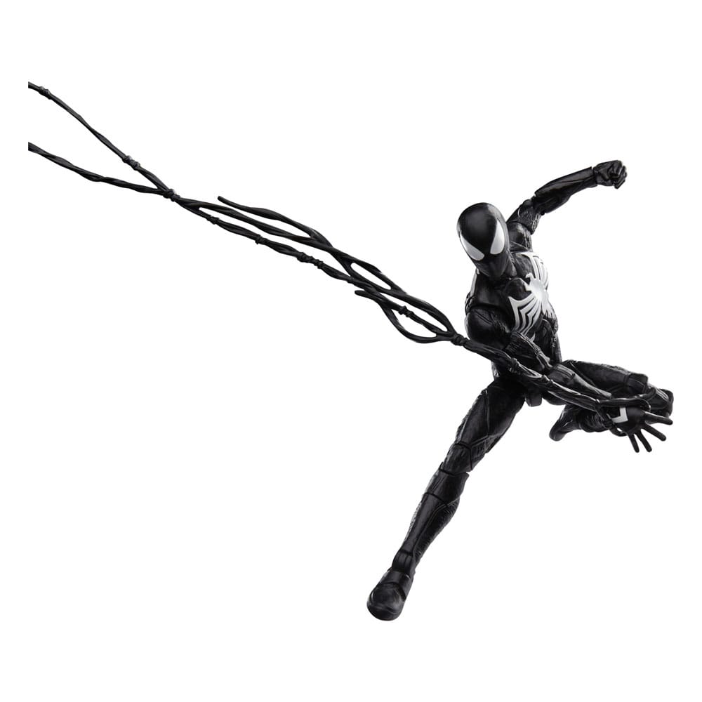 Spider - Man 2 Marvel Legends Gamerverse Action Figure Peter Parker (Black Suit) 15 cm - The Happy Toy Store