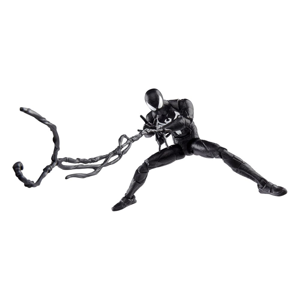 Spider - Man 2 Marvel Legends Gamerverse Action Figure Peter Parker (Black Suit) 15 cm - The Happy Toy Store