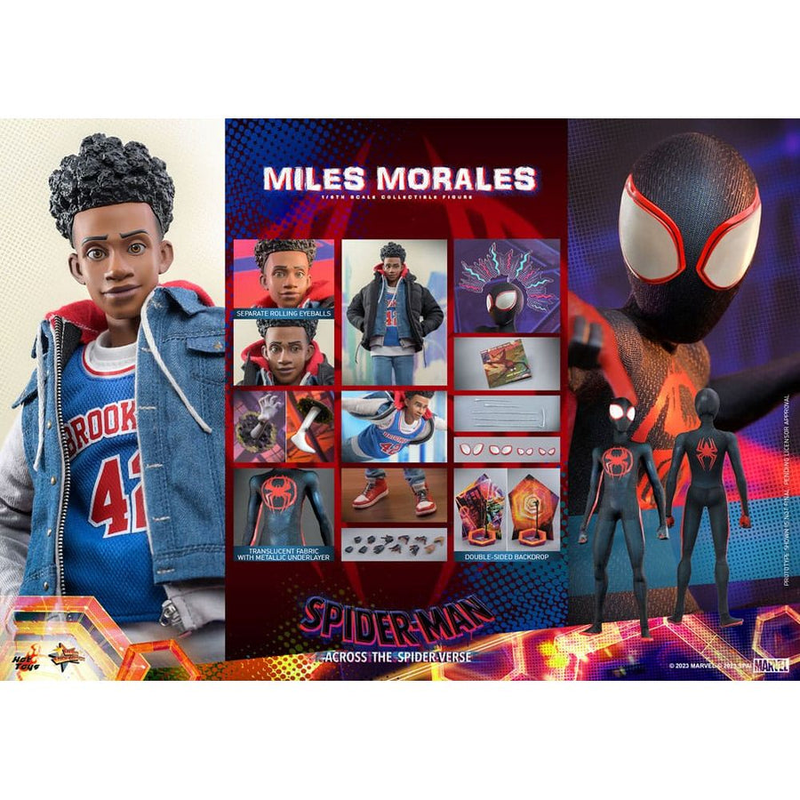 Spider - Man: Across the Spider - Verse Movie Masterpiece Action Figure 1/6 Miles Morales 29 cm - The Happy Toy Store