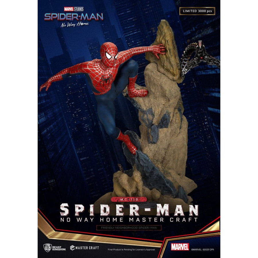Spider - Man: No Way Home Master Craft Statue Friendly Neighborhood Spider - Man 36 cm - The Happy Toy Store