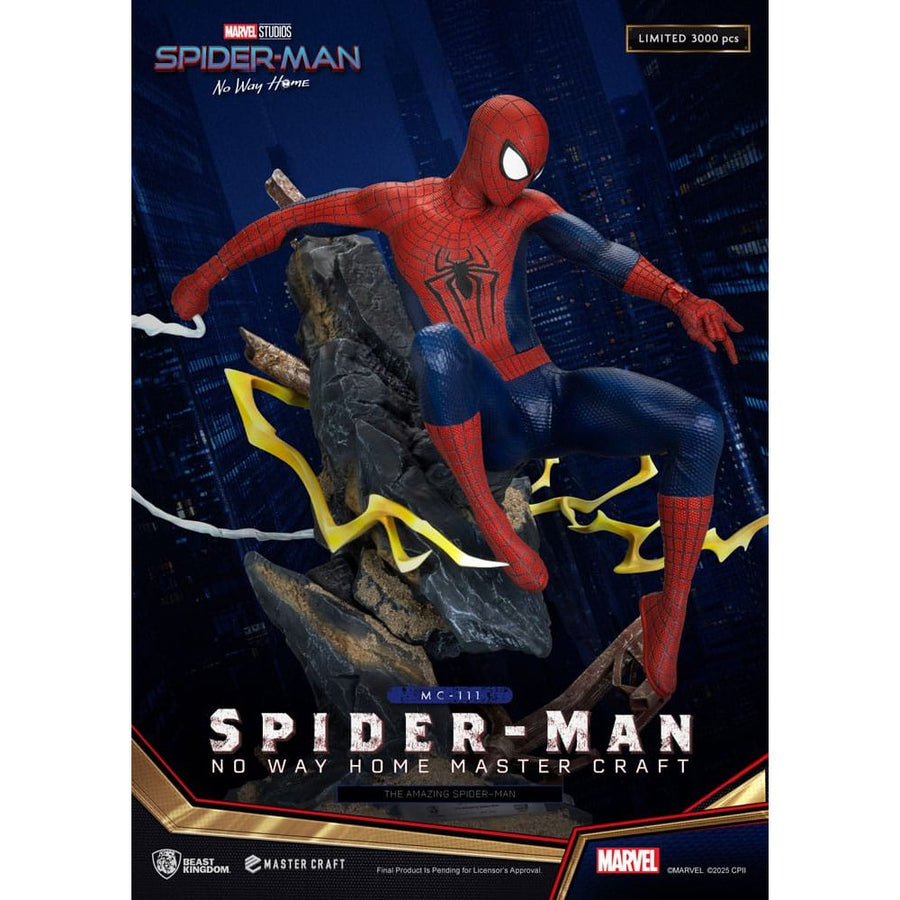 Spider - Man: No Way Home Master Craft Statue The Amazing Spider - Man 35 cm - The Happy Toy Store