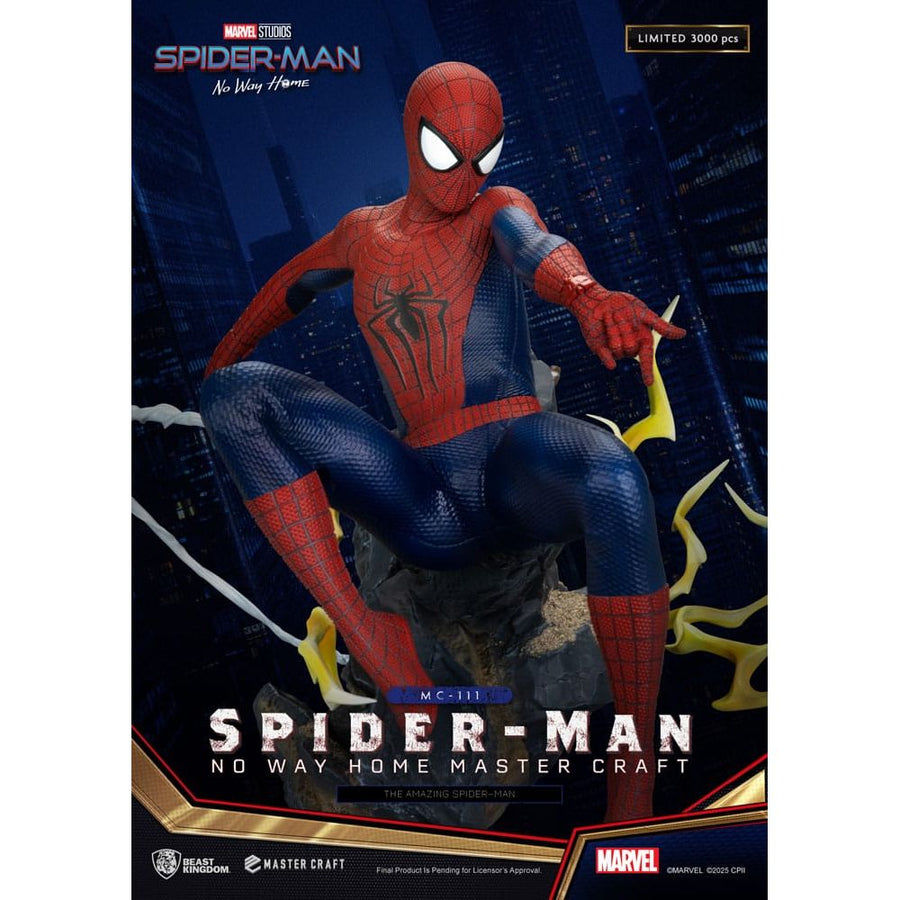 Spider - Man: No Way Home Master Craft Statue The Amazing Spider - Man 35 cm - The Happy Toy Store