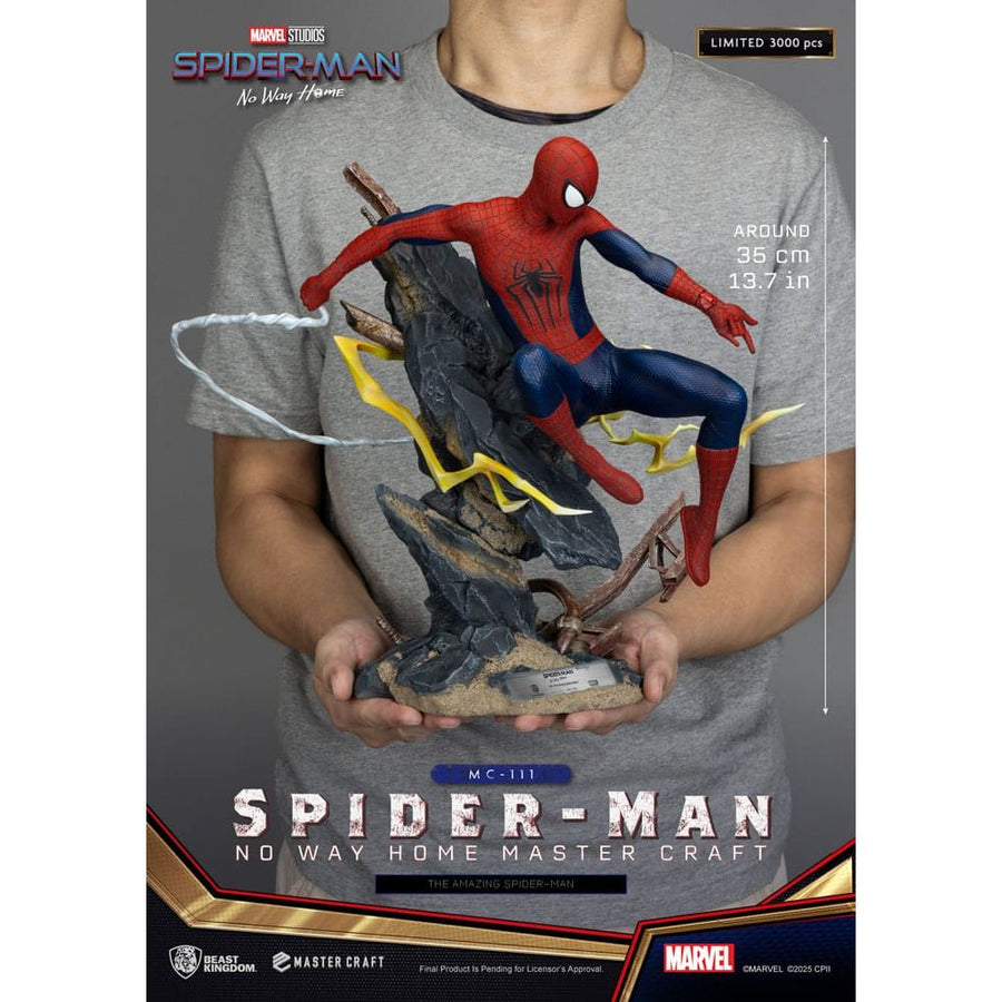 Spider - Man: No Way Home Master Craft Statue The Amazing Spider - Man 35 cm - The Happy Toy Store
