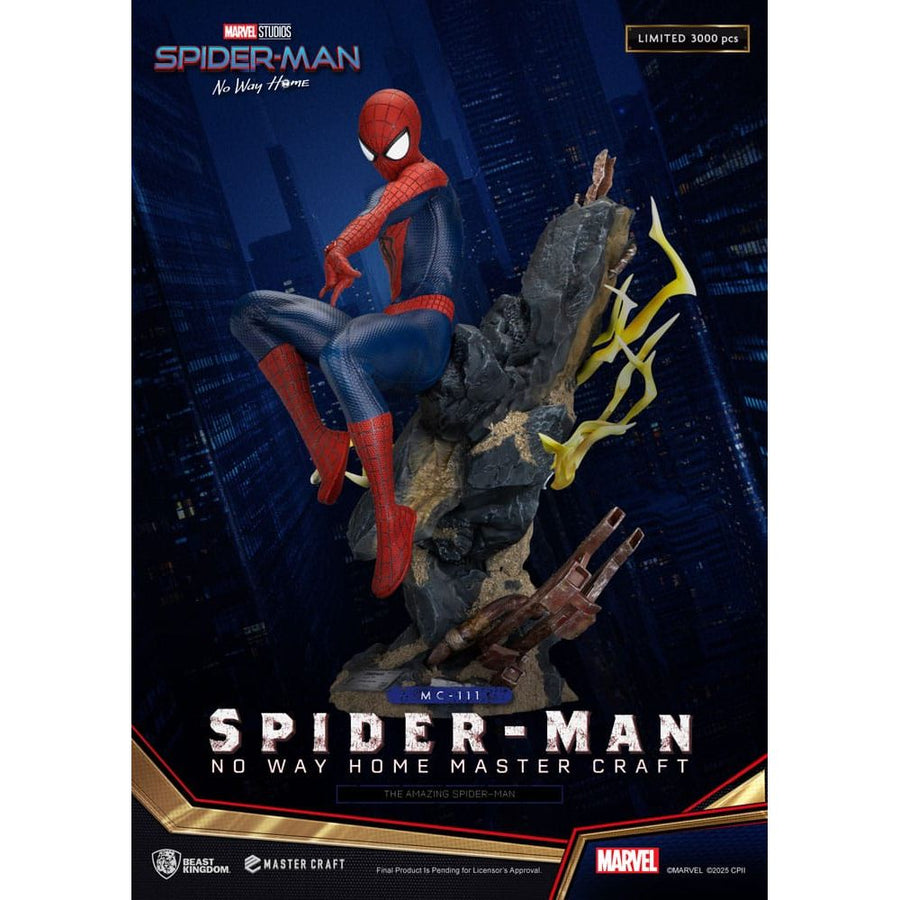 Spider - Man: No Way Home Master Craft Statue The Amazing Spider - Man 35 cm - The Happy Toy Store