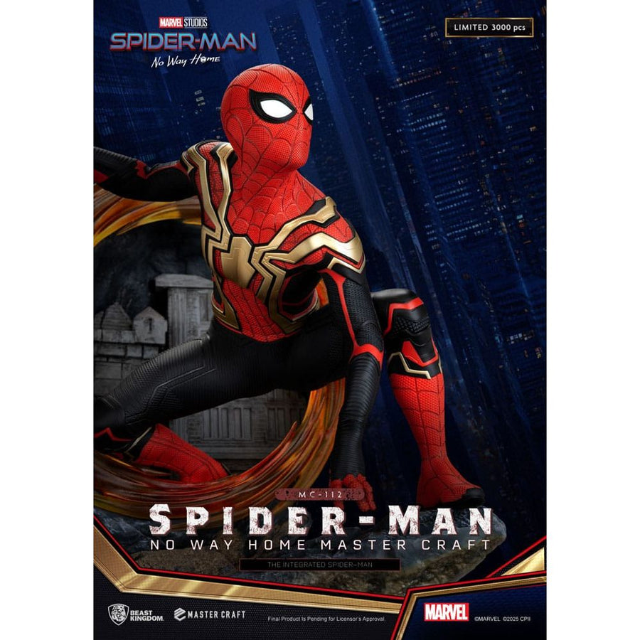 Spider - Man: No Way Home Master Craft Statue The Integrated Spider - Man 31 cm - The Happy Toy Store